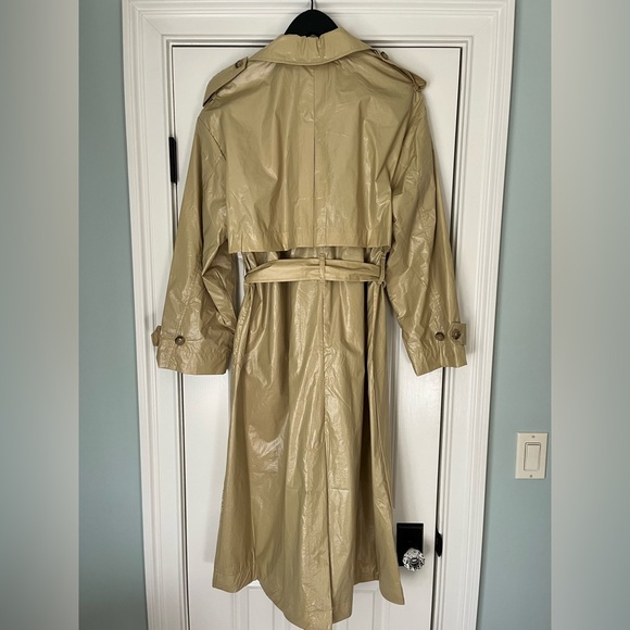 J. Crew Rain or Shine Trench Coat Khaki Size Medium NWT - Picture 5 of 11